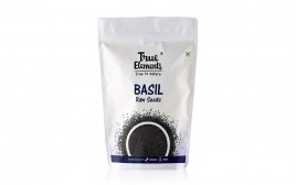 True Elements Basil Raw Seeds   Pack  500 grams